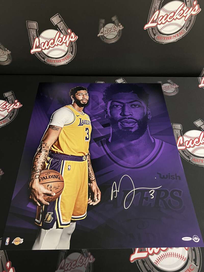 Anthony Davis Signed 20x24 Photo And So It Begins Upper Deck UDA COA Lakers0