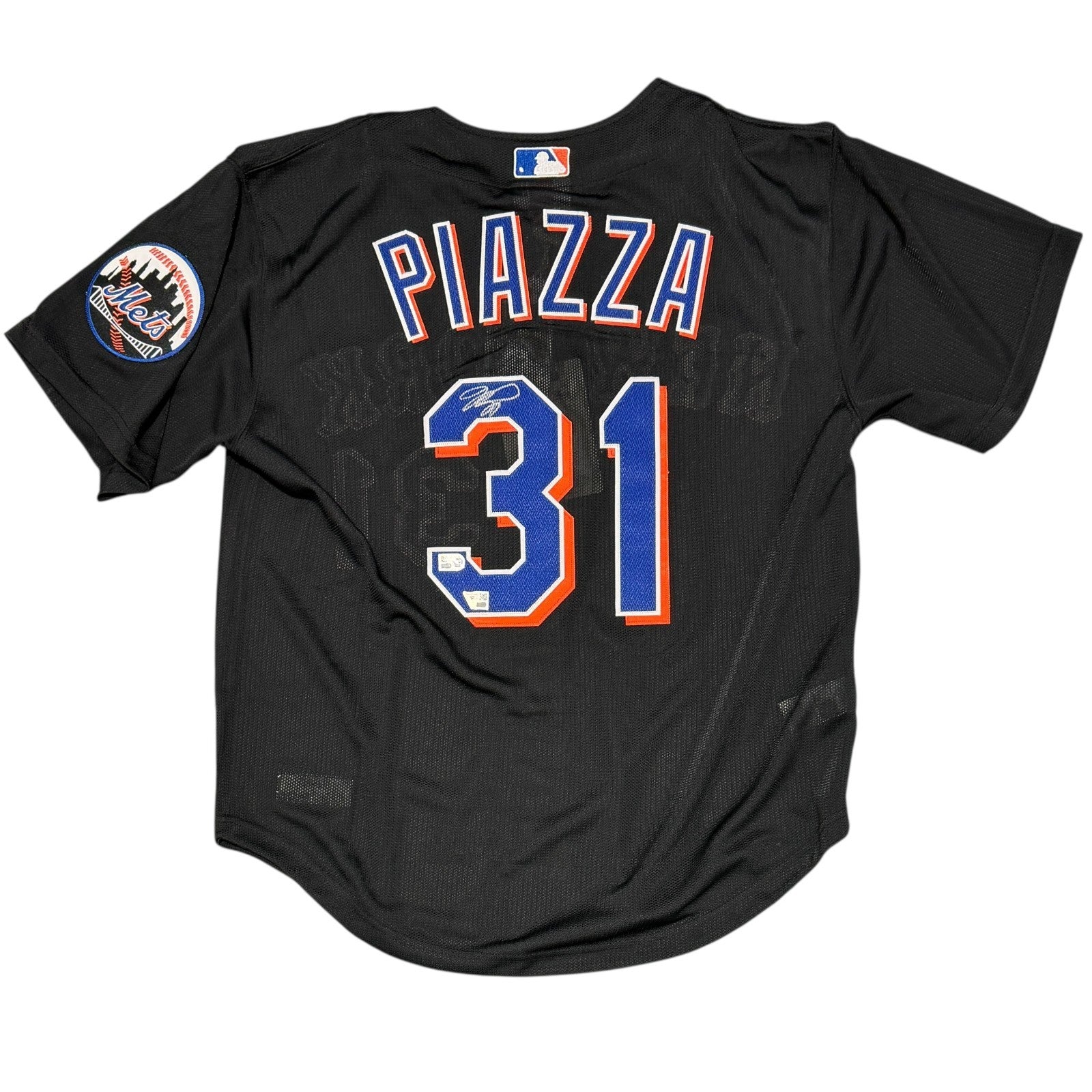 Mike Piazza Signed New York Mets Mitchell & Ness Jersey Fanatics COA + MLB HOLO0