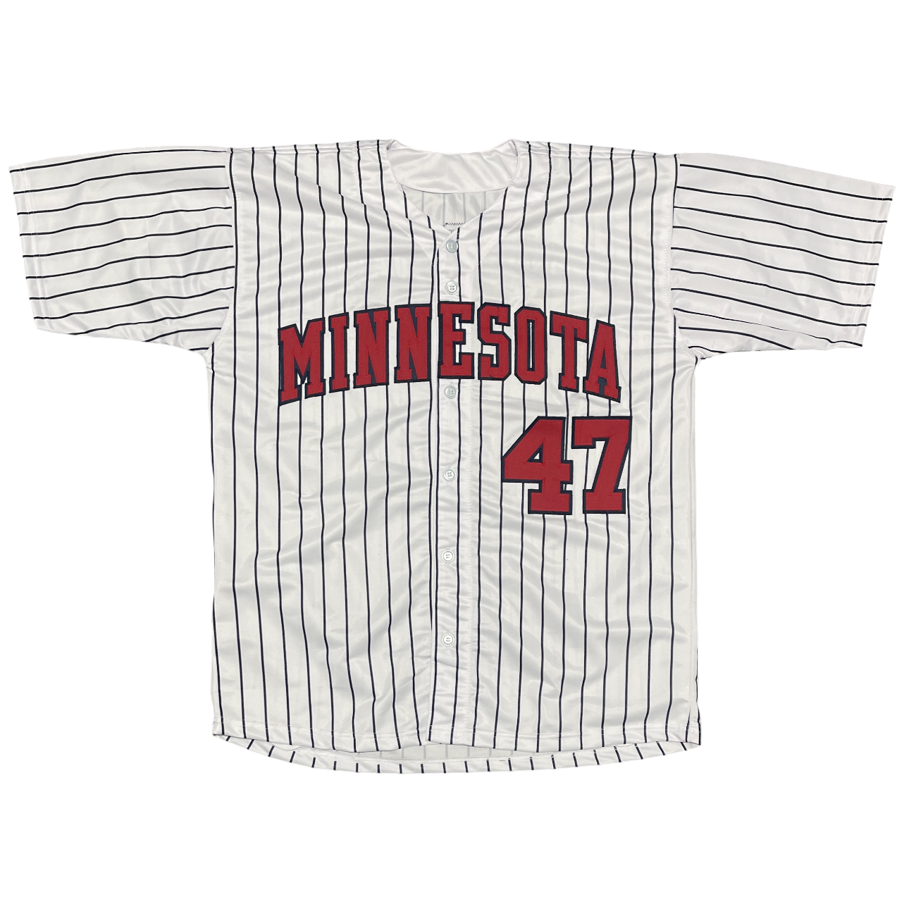Jack Morris Signed Minnesota Custom Jersey w/ #47 Beckett Witness BAS COA2
