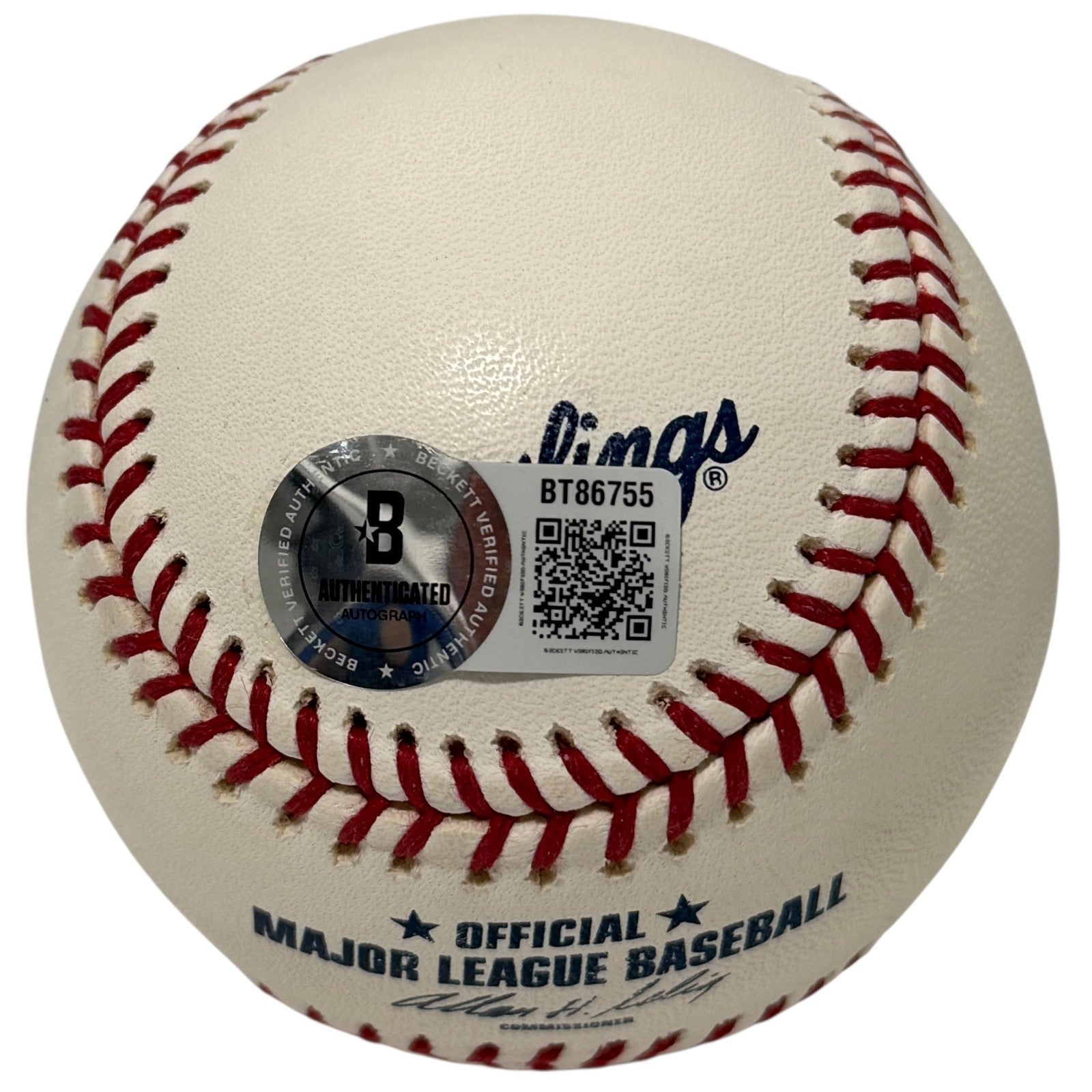 Dikembe Mutombo Signed Autographed ROMLB Baseball Beckett BAS COA Denver Nuggets1