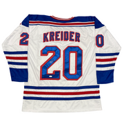 Chris Kreider Signed Autographed New York Rangers Custom Jersey JSA COA0