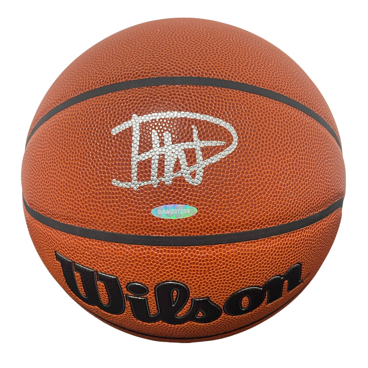 Peyton Watson Signed Wilson NBA Basketball Upper Deck UDA COA Denver Nuggets0