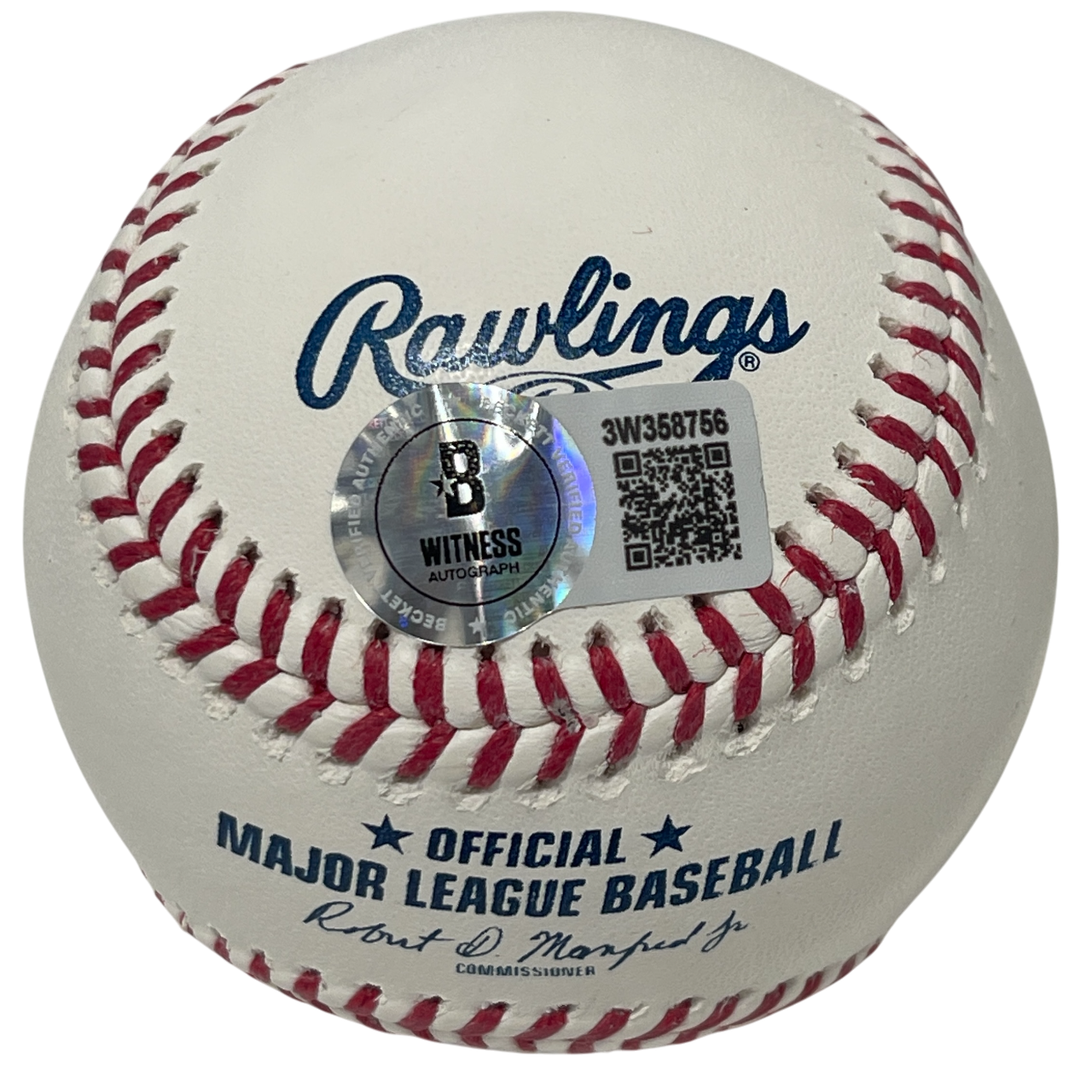 Vince Coleman Signed ROMLB Baseball w/ F**king Tarp Beckett Witness BAS COA1