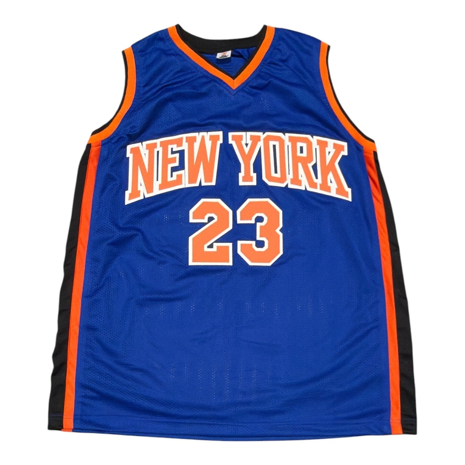Marcus Camby Signed New York Knicks Custom Jersey w/ The Camby Man JSA Wit COA2