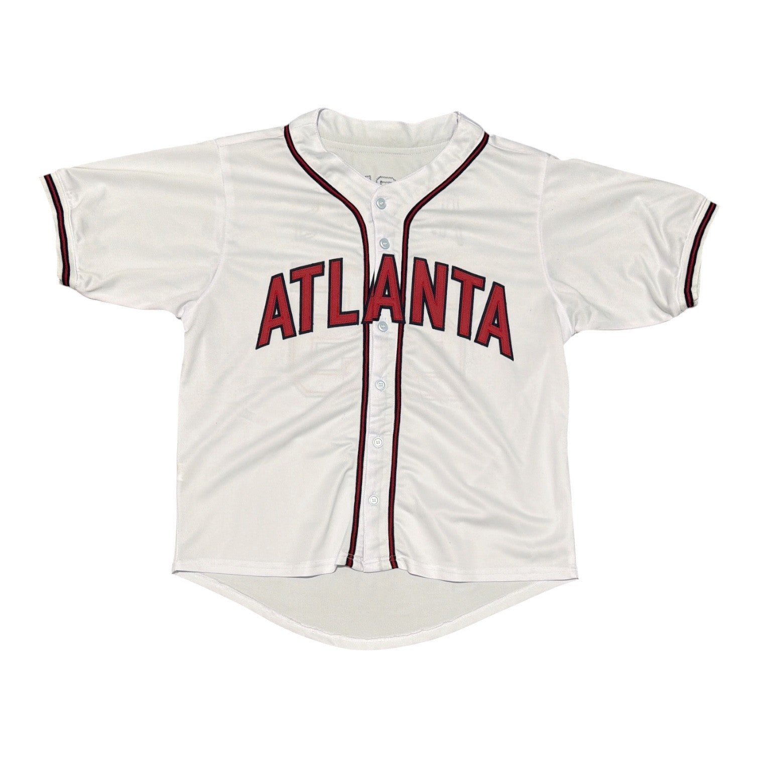 Andruw Jones Signed Autographed Atlanta Braves Custom Jersey w/ HOF 26 JSA COA2