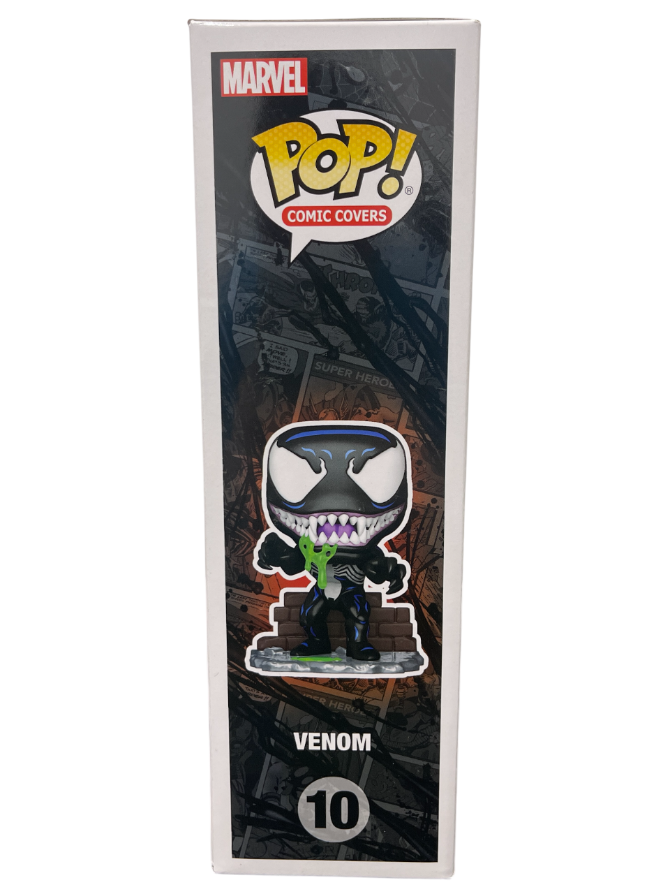 Tom Hardy Signed Venom Funko Pop Comic #10 w Sam De La Rosa Sketch BAS JSA COA C3