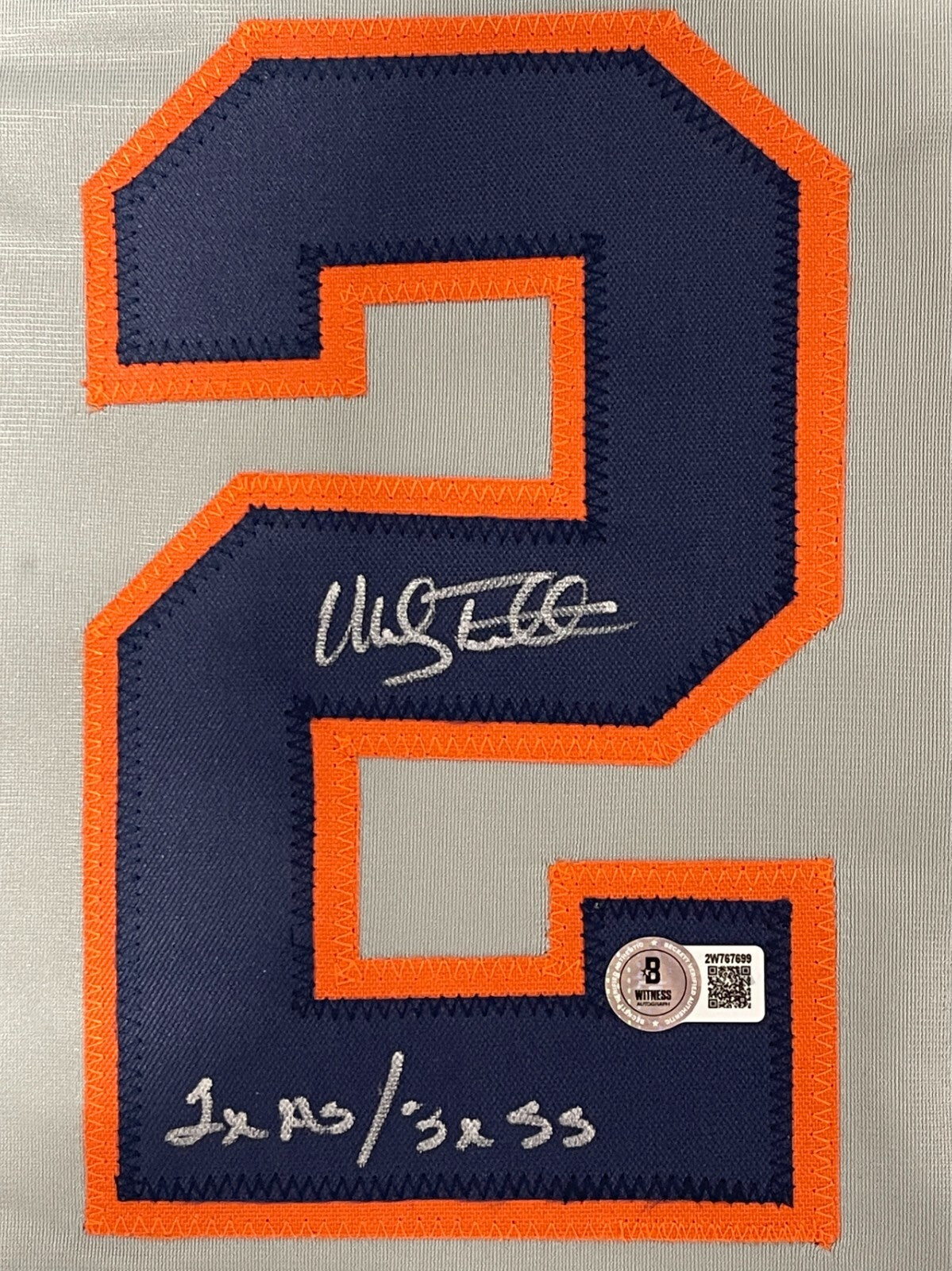 Mickey Tettleton Signed Detroit Tigers Custom Jersey 2x AS/3x SS Beckett BAS COA1
