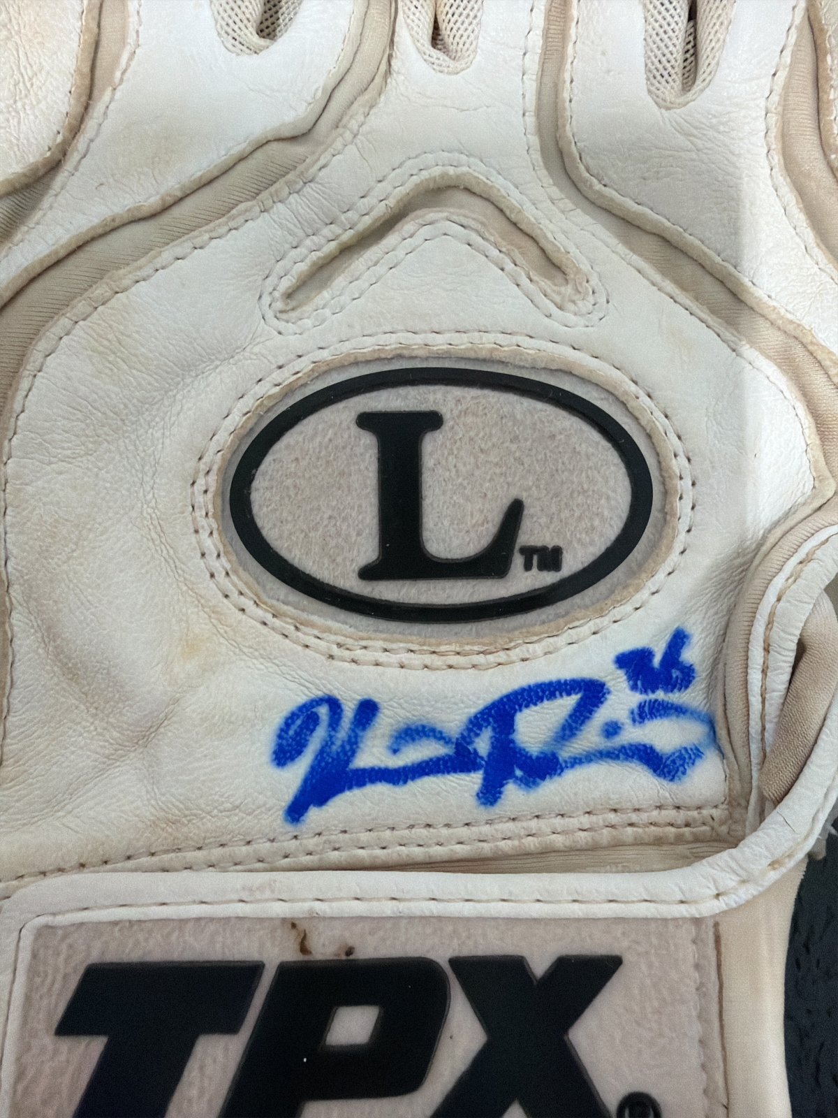 Kevin Plawecki Signed Game Used GU Batting Gloves TPX New York Mets LSCM COA5