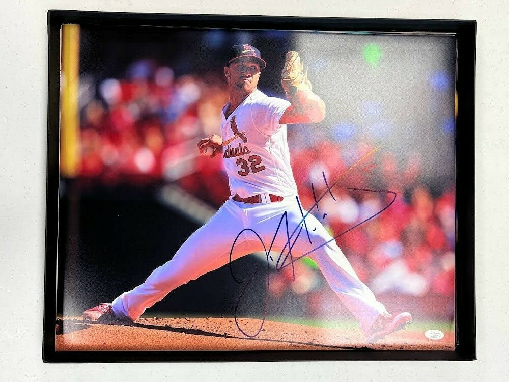 Jack Flaherty Signed Auto Autographed 16x20 Photo JSA COA St. Louis Cardinals0