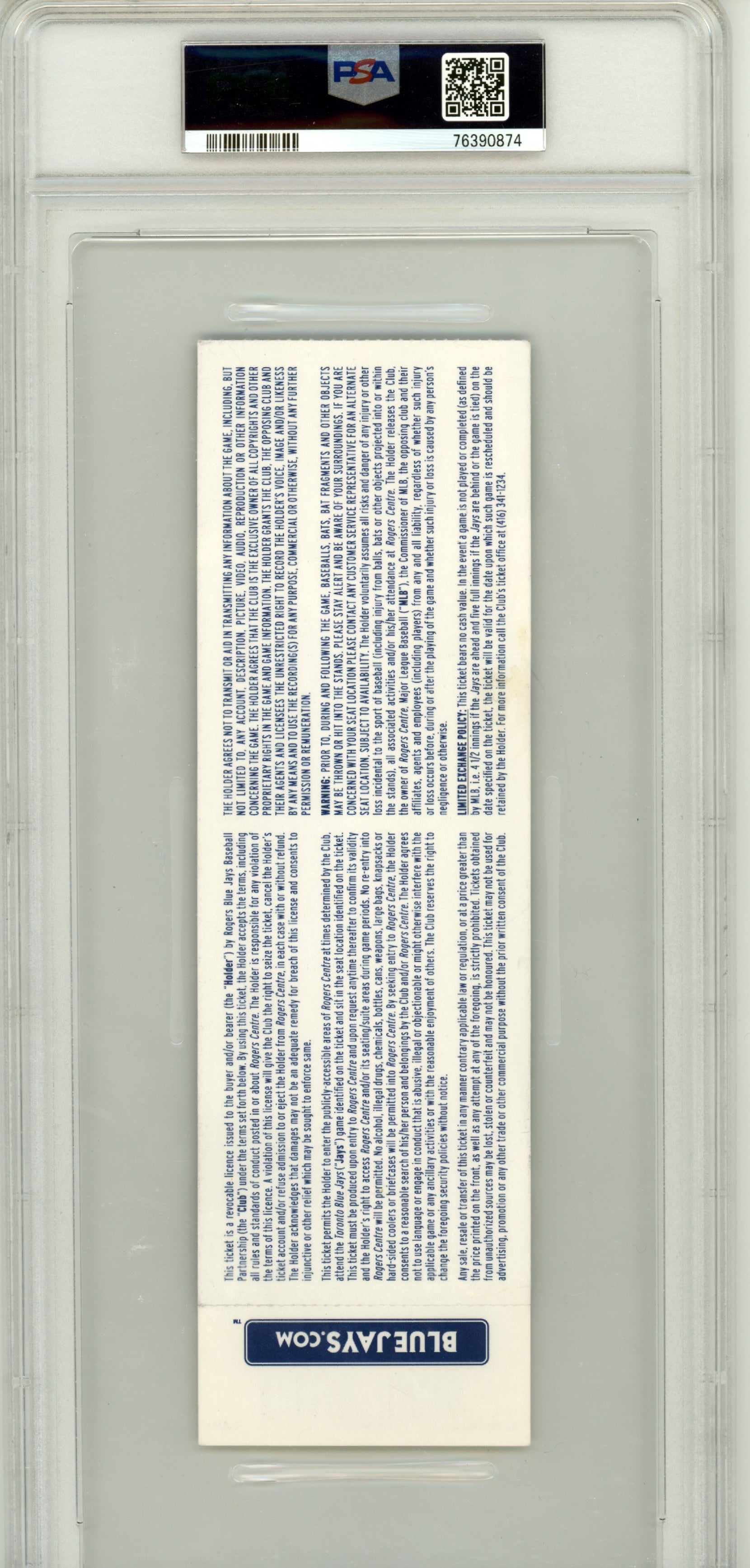 Vladimir Guerrero Jr. Signed MLB Debut & First Hit Full Ticket 2 Ins PSA 10 Auto