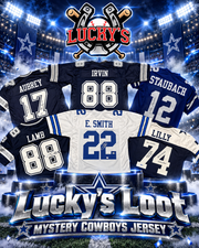 Lucky's Loot Signed Football Jersey Mystery Box - Dallas Cowboys