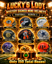 Lucky's Loot Signed Football Mini-Helmets Mystery Box - Whatnot Series 1