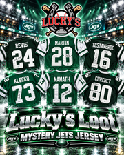 Lucky's Loot Signed Football Jersey Mystery Box - New York Jets