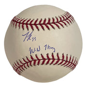 James Karinchak Signed Autographed ROMLB Baseball w/ Wild Thing JSA W COA