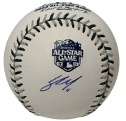 Shane McClanahan Signed 2023 All Star Game Baseball JSA COA Tampa Bay Rays