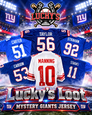 Lucky's Loot Signed Football Jersey Mystery Box - New York Giants