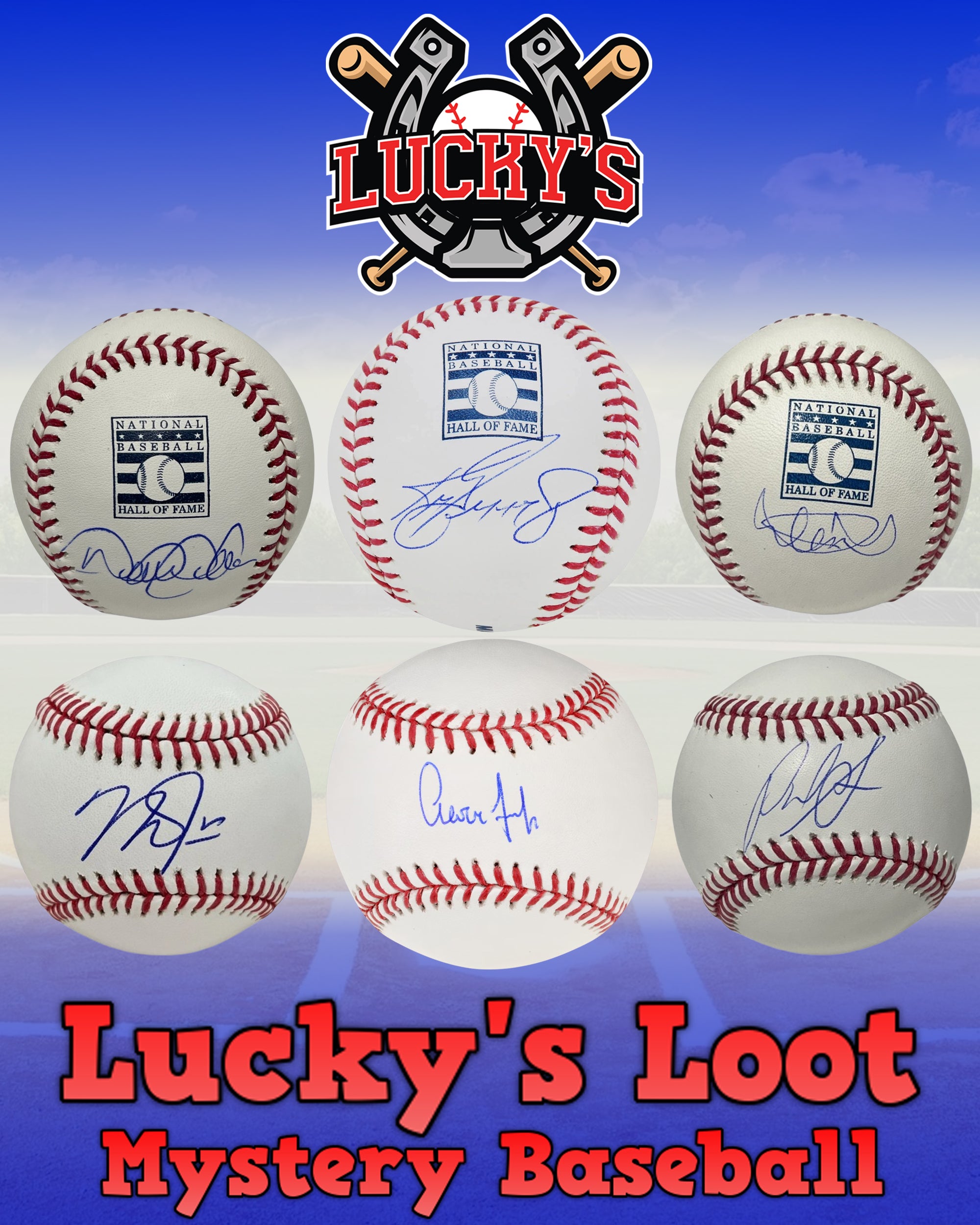Lucky's Loot Signed Baseball Mystery Box
