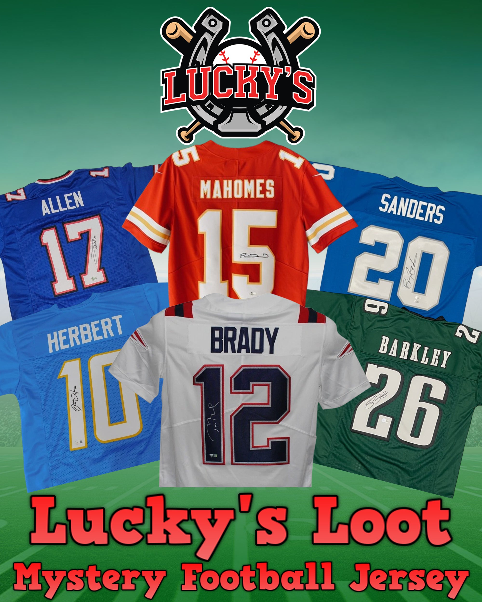 Lucky's Loot Signed Football Jersey Mystery Box
