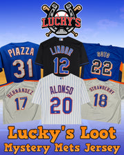 Lucky's Loot Signed Baseball Jersey Mystery Box - New York Mets