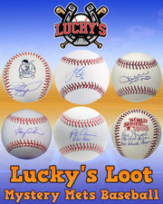 Lucky's Loot Signed Baseball Mystery Box - New York Mets