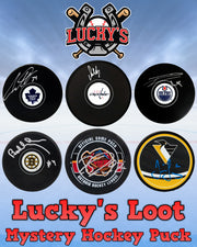 Lucky's Loot Signed Hockey Puck Mystery Box