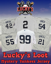Lucky's Loot Signed Baseball Jersey Mystery Box - New York Yankees